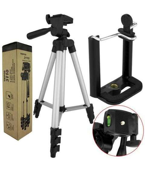Tripod Mobile phone holder and camera