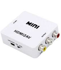 AV Mini HDMI 2AV UP Scaler 1080P HD Video Converter