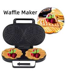 Double Side Stainless Steel Temperature Control Waffle Maker Waffle Iron