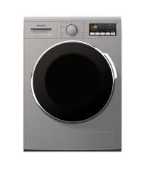 Alhafez washing machine 8 Kilo 1400 RPM with Screen Silver