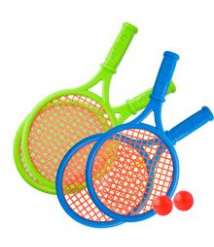 Badminton racket plastic