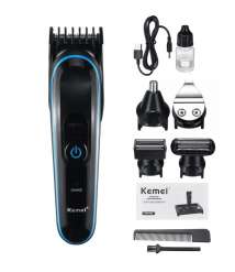 Kemei Hair Shaver Full Collection,5 in 1 Hair and Noes 