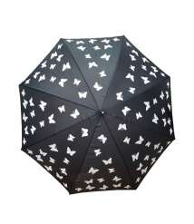 Colour Changing Umbrella- Butterflies, Changes colour from white to multi colour when wet