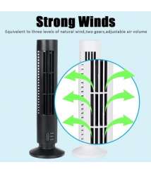 Tower Fan Electric Mini Home Vertical Air Conditioner Bladeless Tower Fan Home Air Circulation Cooling Fan