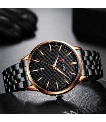 CURREN Wristwatch with Stainless Steel Band Fashion Luminous pointers Unique Sports Watches