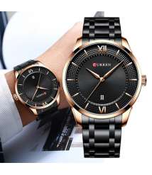 CURREN Wristwatch with Stainless Steel Band Fashion Luminous pointers Unique Sports Watches