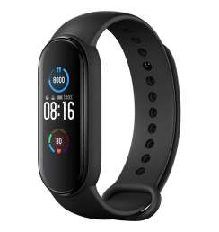 Xiaomi Mi Smart Band 5 1 Fitness Band, 1.1" (2.8 cm) AMOLED Color Display, 2 Weeks Battery Life, Personal Activity Intelligence (PAI), 11 Sports Mode, Heart Rate, Women’s Health Tracking