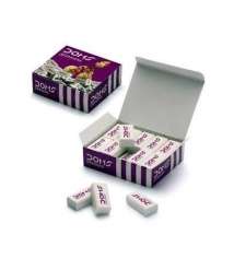 DOMS Eraser Box, White Carton Box, Medium Size 20 Erasers