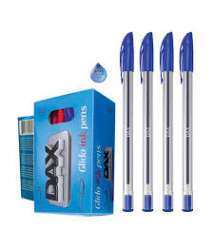 DAX SMOOTH Ballpoint Pen - Clear Body - Black DAX SMOOTH 50 Pen Box