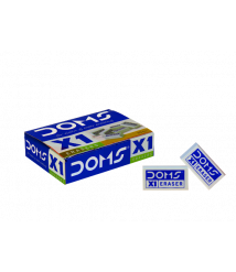 DOMS Eraser X1 White Small Size 20 Eraser Box