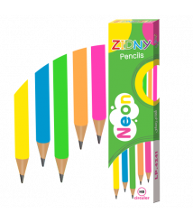 Add me your neon circular pencils with an eraser of 12 dozen